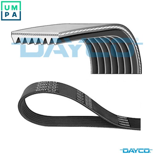 Vribbed belt 7pk1687s for opel - belt,