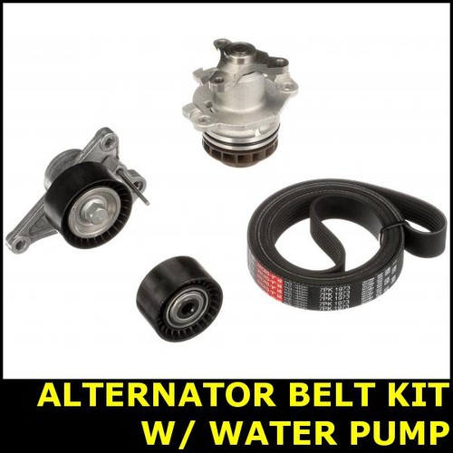 Alternator belt water pump kit - alternator,