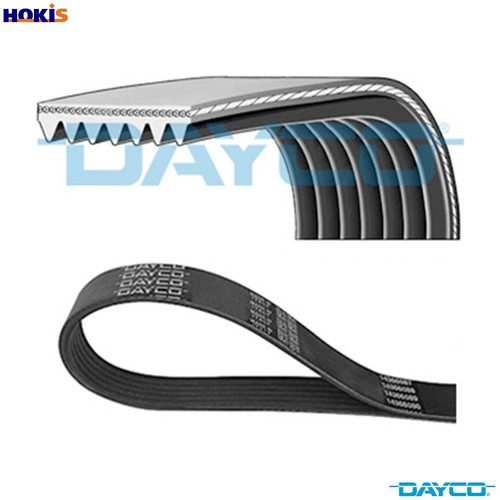 Vribbed belt 7pk1687s for opel - belt,